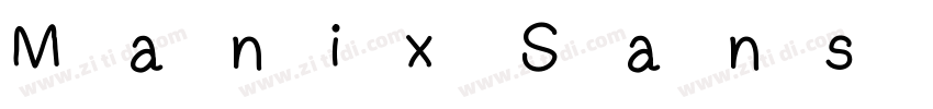 Manix Sans Light BET字体转换